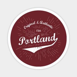 Original Portland, Maine City Shirt Magnet